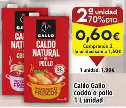 FROIZ GALLLO Caldo cocido o pollo oferta