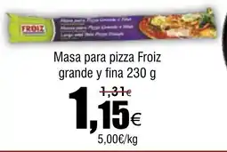 FROIZ FROIZ Masa para pizza grande y fina oferta