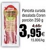 FROIZ Panceta curada desalada Coren porción oferta