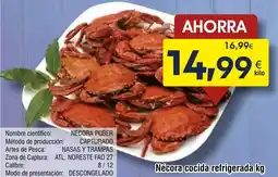 FROIZ Nécora cocida refrigerada oferta