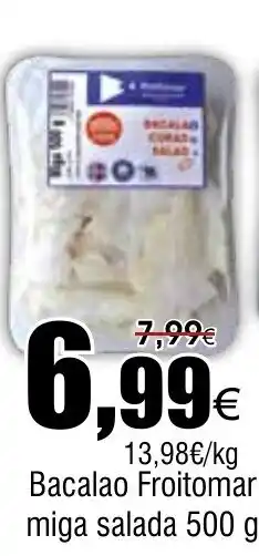 FROIZ Bacalao Froitomar miga salada oferta