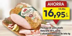 FROIZ Pechuga de pavo asado Naturarte 95% carne y ahumada en horno de leña oferta