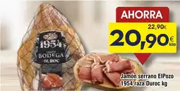 FROIZ ELPOZO 1954 Jamón serrano raza Duroc oferta