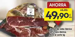 FROIZ Jamón de cebo ibérico 50% raza ibérica Nico al corte oferta