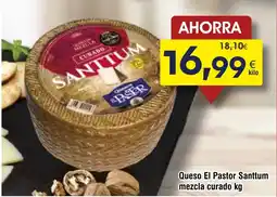 FROIZ Queso El Pastor Santtum mezcla curado oferta