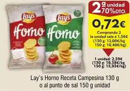 FROIZ LAY'S Horno Receta Campesina o al punto de sal oferta