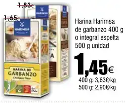 FROIZ HARIMSA Harina de garbanzo o integral espelta oferta