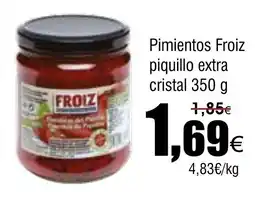 FROIZ FROIZ Pimientos piquillo extra cristal oferta