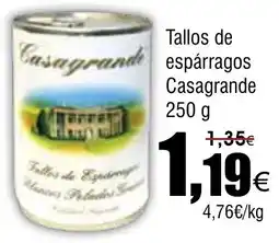 FROIZ CASAGRANDE Tallos de espárragos oferta