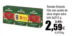 FROIZ ORLANDO Tomate frito con aceite de oliva virgen extra brik oferta