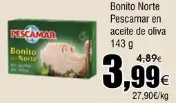FROIZ PESCAMAR Bonito Norte en aceite de oliva oferta