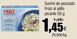 FROIZ FROIZ Surimi de pescado al ajillo picante oferta