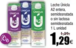 FROIZ UNICLA Leche A2 entera, semidesnatada o sin lactosa oferta