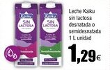 FROIZ KAIKU Leche sin lactosa desnatada o semidesnatada oferta