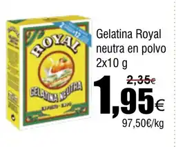 FROIZ ROYAL Gelatina neutra en polvo oferta