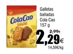 FROIZ COLA CAO Galletas bañadas oferta