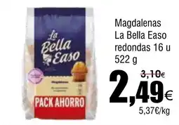 FROIZ LA BELLA EASO Magdalenas redondas 16 u oferta
