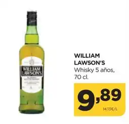 Alimerka WILLIAM LAWSON'S Whisky 5 años oferta
