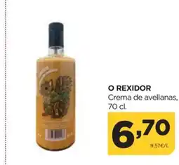 Alimerka O REXIDOR Crema de avellanas oferta