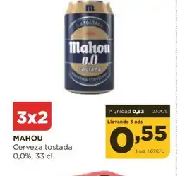 Alimerka MAHOU Cerveza tostada oferta