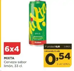 Alimerka MIXTA Cerveza sabor limón oferta