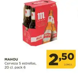 Alimerka MAHOU Cerveza 5 estrellas oferta