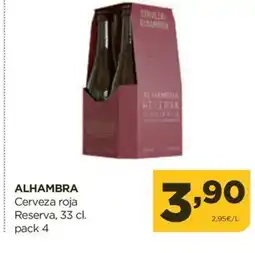 Alimerka ALHAMBRA Cerveza roja Reserva oferta