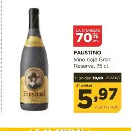 Alimerka FAUSTINO Vino rioja Gran Reserva oferta