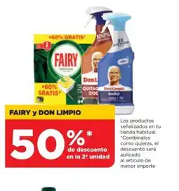 Alimerka FAIRY Y DON LIMPIO oferta