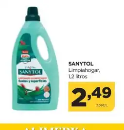 Alimerka SANYTOL Limpiahogar oferta