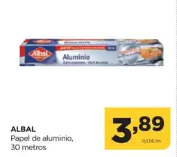 Alimerka ALBAL Papel de aluminio oferta