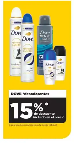 Alimerka DOVE desodorantes oferta