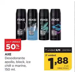 Alimerka AXE Desodorante apollo, black, ice chill o marine oferta