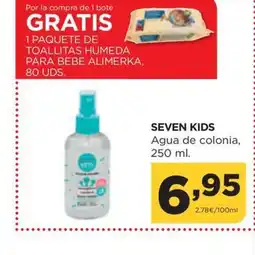 Alimerka SEVEN KIDS Agua de colonia oferta