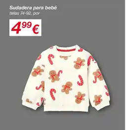 KIK Sudadera para bebé oferta