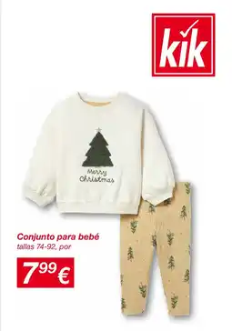 KIK Conjunto para bebé oferta