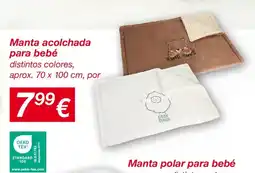 KIK Manta acolchada para bebé oferta