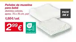 KIK Pañales de muselina para bebé oferta