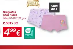 KIK Braguitas para niñas oferta