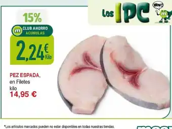 Masymas Pez espada oferta