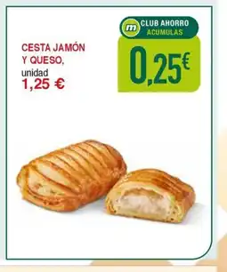 Masymas Cesta jamón y queso oferta