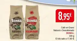 Masymas BONKA Café en Grano Natural o Descafeinado oferta