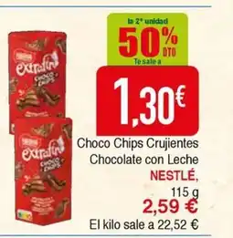 Masymas NESTLÉ Choco Chips Crujientes Chocolate con Leche oferta