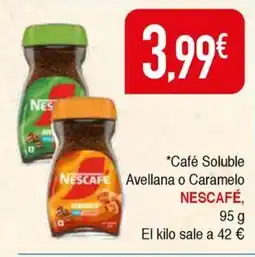 Masymas NESCAFÉ Café Soluble Avellana o Caramelo oferta