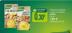 Masymas KNORR Cremas de Calabaza o Ligera de Verduras oferta