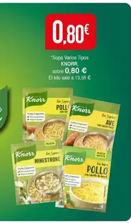 Masymas KNORR Sopa Varios Tipos oferta