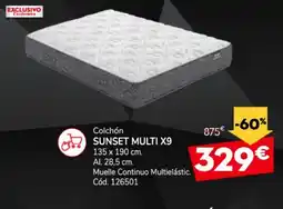Conforama Colchón SUNSET MULTI X9 oferta
