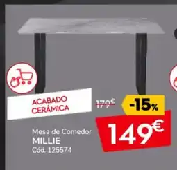 Conforama MILLIE Mesa de Comedor oferta
