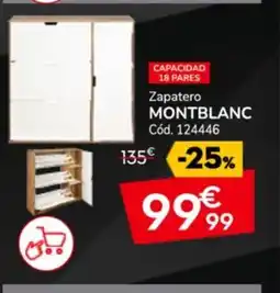 Conforama MONTBLANC Zapatero oferta