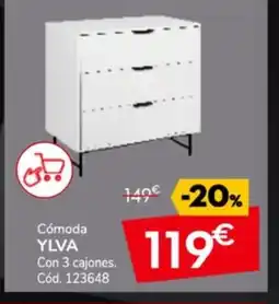 Conforama YLVA Cómoda oferta